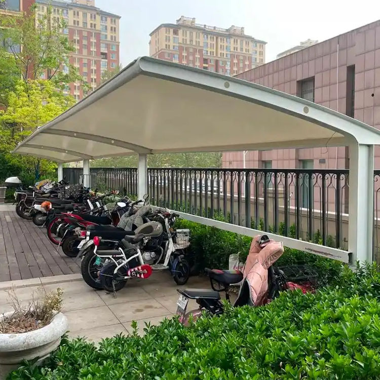 高平县膜结构电动车棚